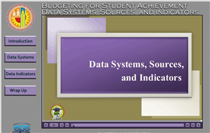 Data Systems, Sources and Indicators 